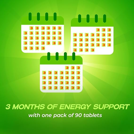 Berocca 50+ Multivitamin Tablets Adults 50+ Vitamins Minerals 90 Count | Olive Leaf Extract, Daily Nutritional Support, Sugar Free, Caffeine Free, Gluten & Lactose Free