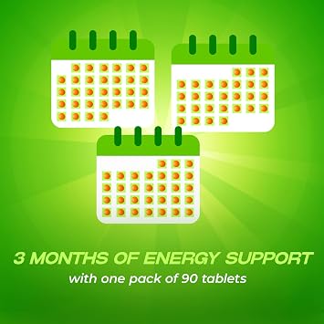 Berocca 50+ Multivitamin Tablets Adults 50+ Vitamins Minerals 90 Count | Olive Leaf Extract, Daily Nutritional Support, Sugar Free, Caffeine Free, Gluten & Lactose Free