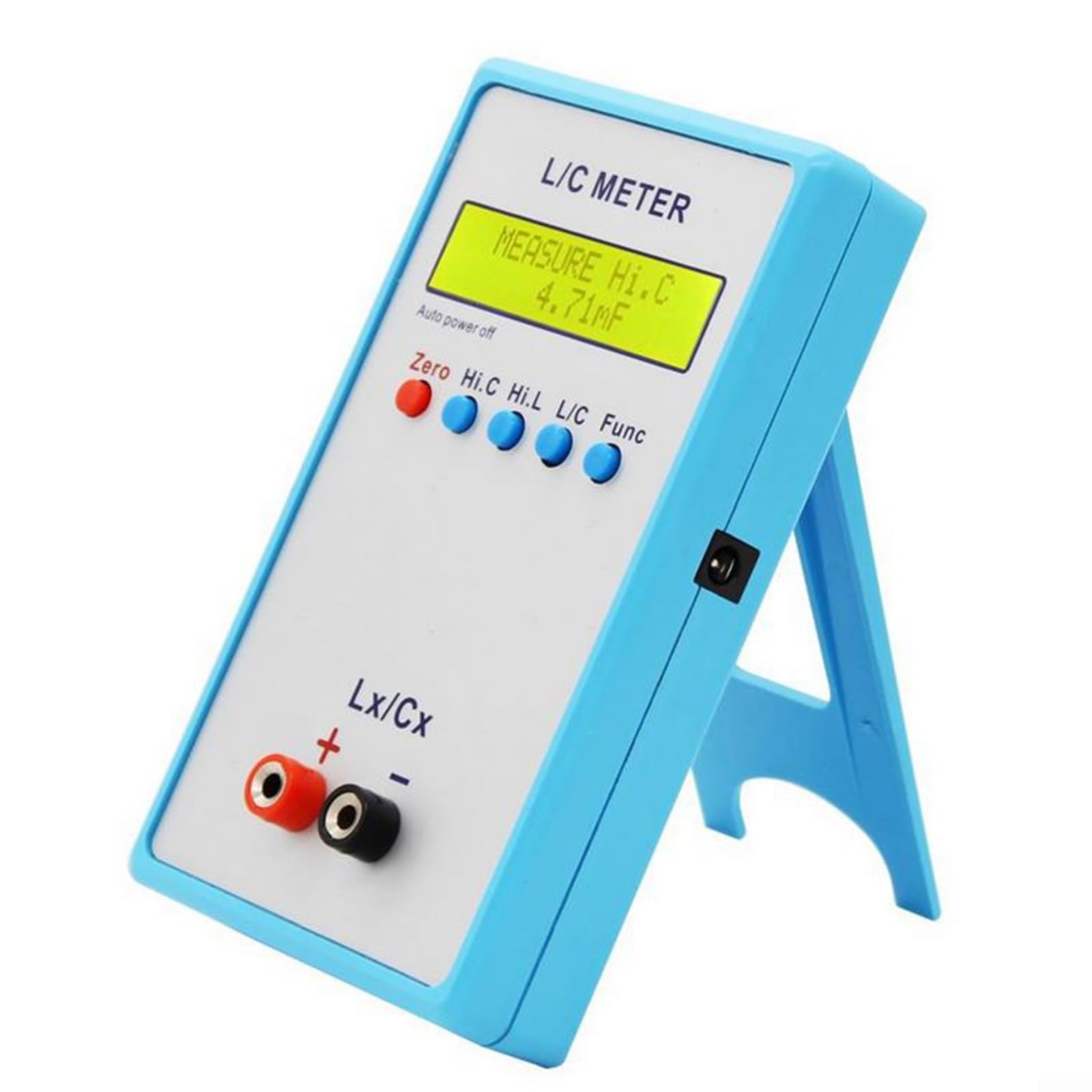 KiraKira LC-200A Digitales LC-Messgerät, misst 1pF-100mF Kapazität & 1uH-100H Induktivität, tragbarer Handtester mit 1602 LCD-Bildschirm
