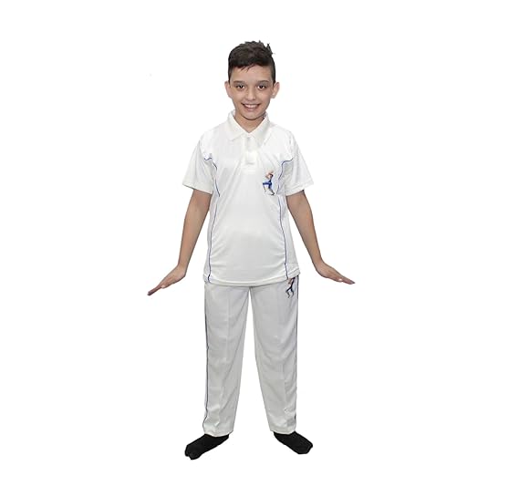 Kaku Fancy Dresses India Cricket Team Costume | National Hero Costume for Kids Independence Day/Republic Day Costume for Boys