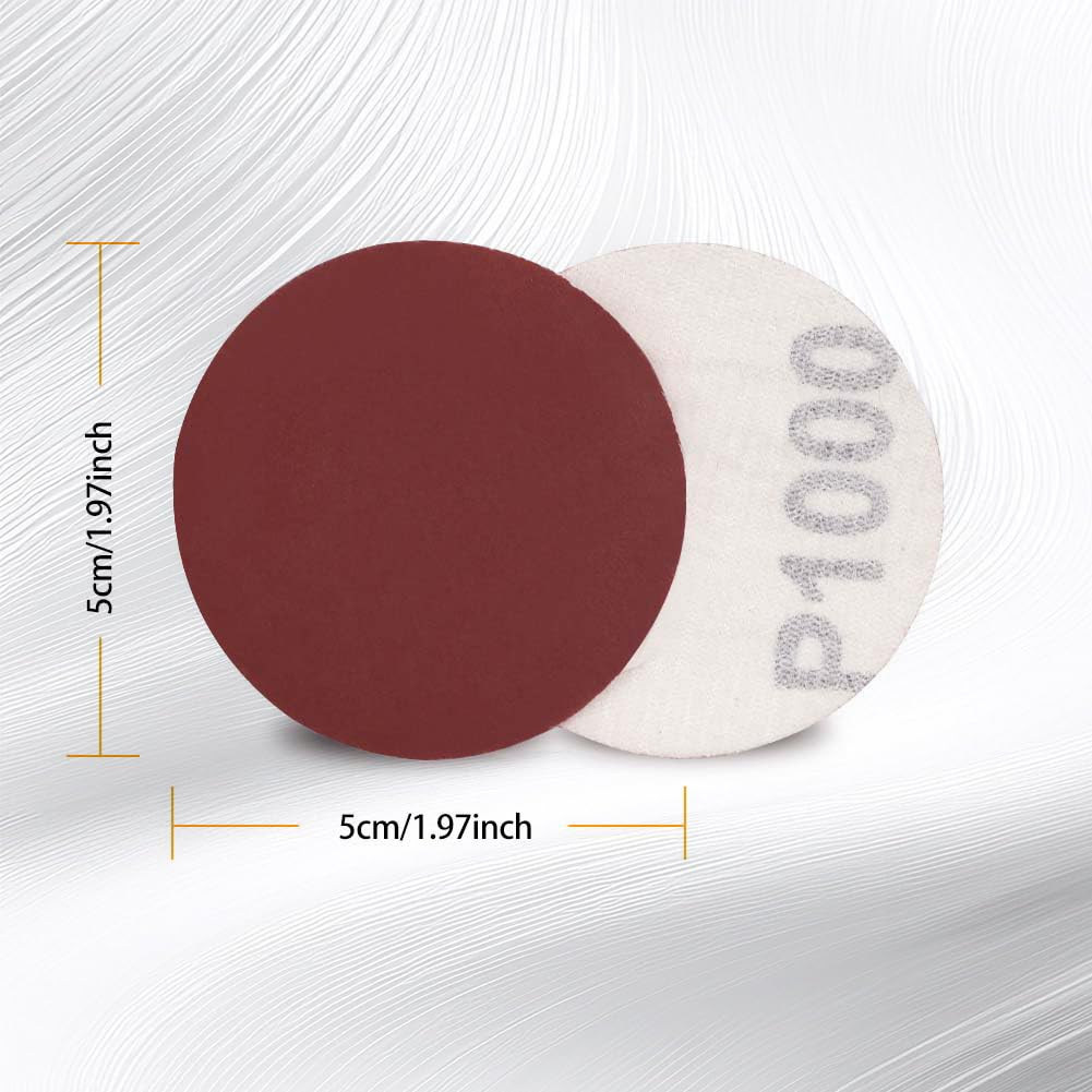 SPEEDWOX 100 Pcs 1000 Grit Sanding Discs - Hook & Loop -5