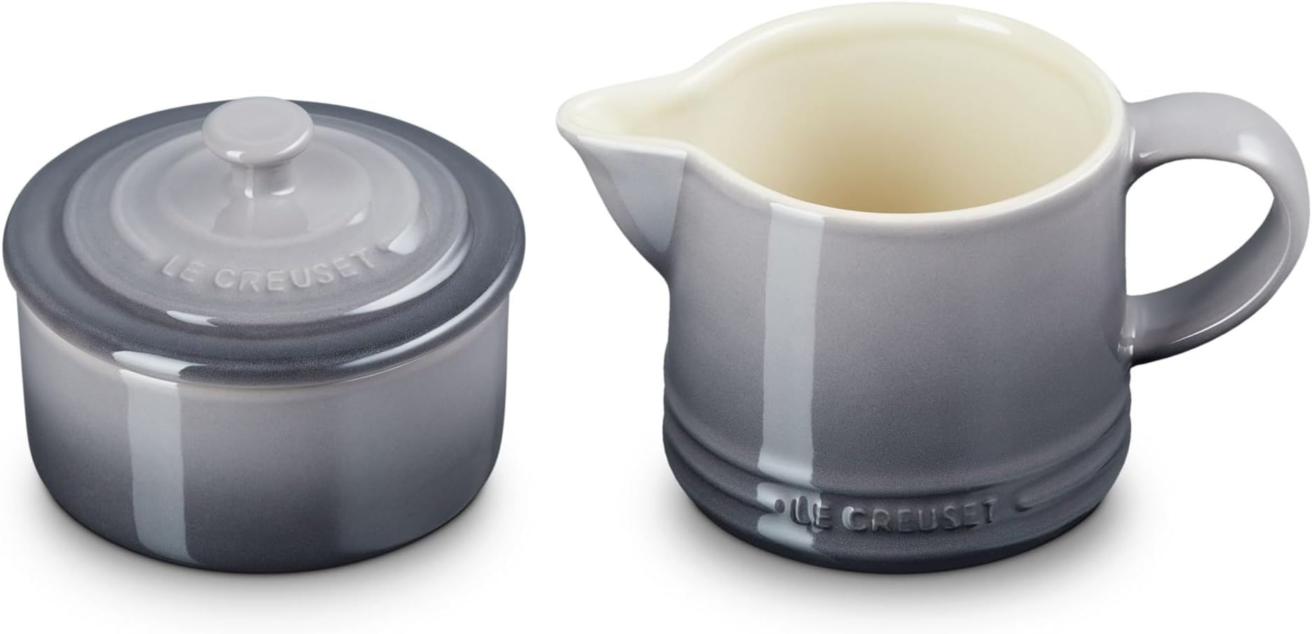 Stoneware Signature, Oyster Cream & Sugar Set, Cream: 300 ml, Sugar: 8oz