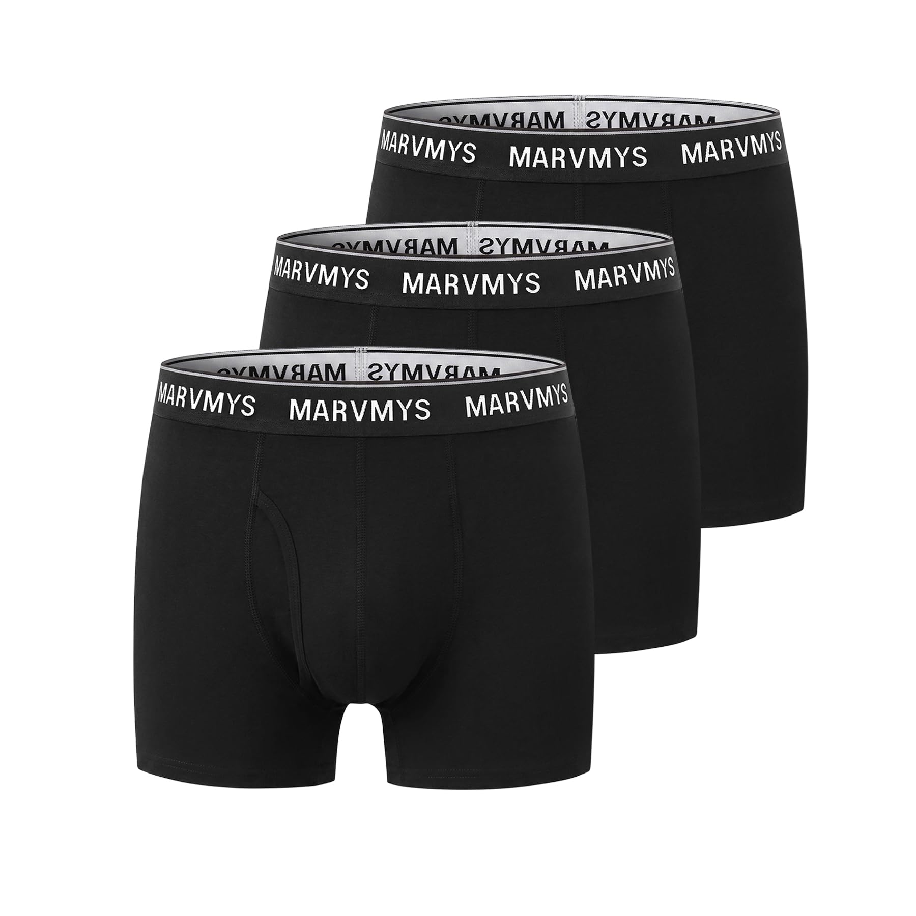 Marvmys Herren Boxershorts Baumwolle Unterhose Elastischem Bund Unterwäsche Multipack Bequeme Passform Alltag Sport Klassisch | Passform Alltag Sport, Hochwertige Baumwolle, Unterhosen Männer, Stoff Verformt sich Kaum, Keine Kratzenden Etiketten