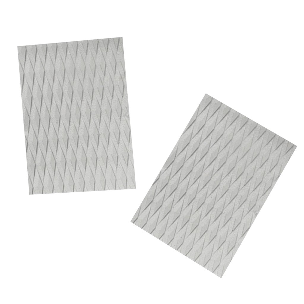 Set of 2 Ultralight EVA Surfboard Traction Pads - Grey