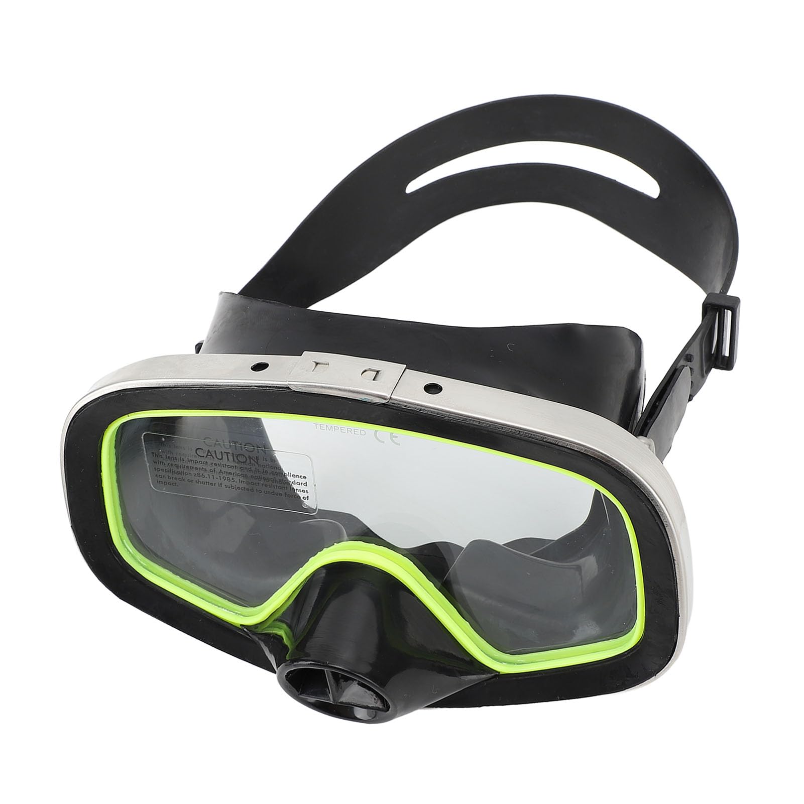 Taucherbrille, wasserdichte Silikon-Unterwasserbrille mit Gehärteter Glaslinse und Klarer Sicht, Kratzfeste, Bequeme Schutzbrille Zum Schnorcheln, Schwimmen, Tauchen
