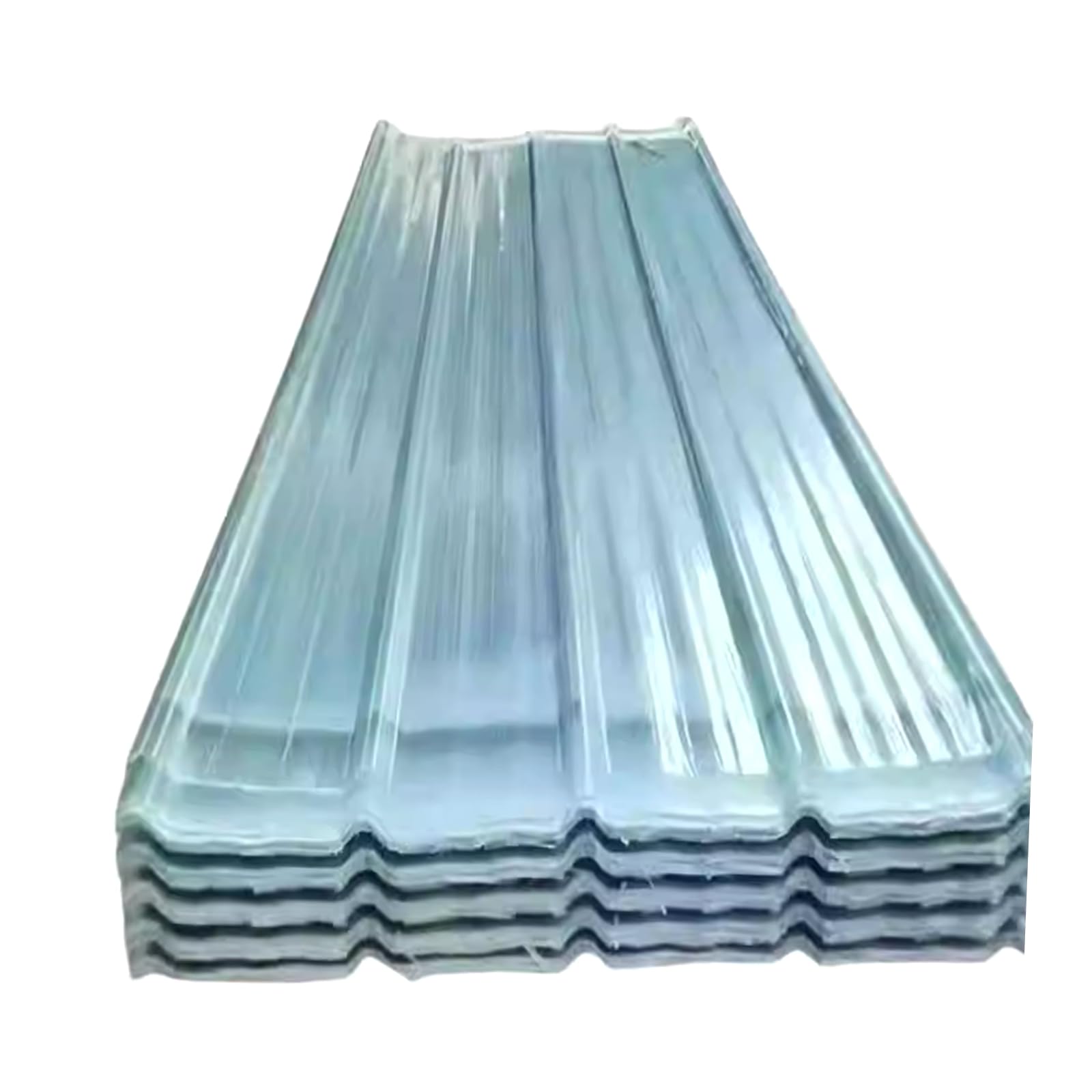 Panel para Tejado Transparente de 2mm,Paneles de Tejado de Revestimiento de Techo de Invernadero de Cochera,Placa de Iluminación Natural de FRP Aislamiento Térmico (0.9x1.4m/35x55in,5 pcs)