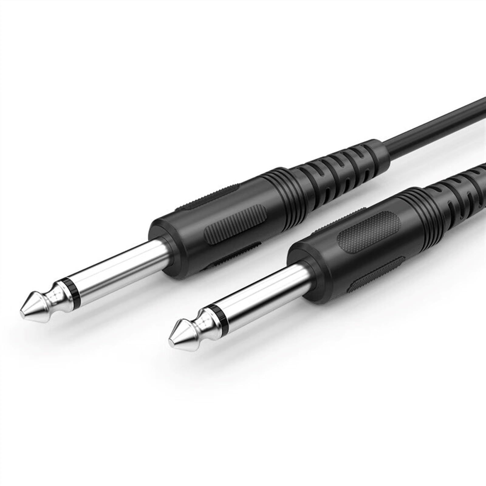 Cables para instrumentos Cable De De 6,5 Mm Cable De Conexión Macho A Macho De Dos Núcleos Grande De 6,35 Mm Para Cable De Grabación Cable Adaptador De Altavoz Para Amplificador De Guitarra(1 meter)