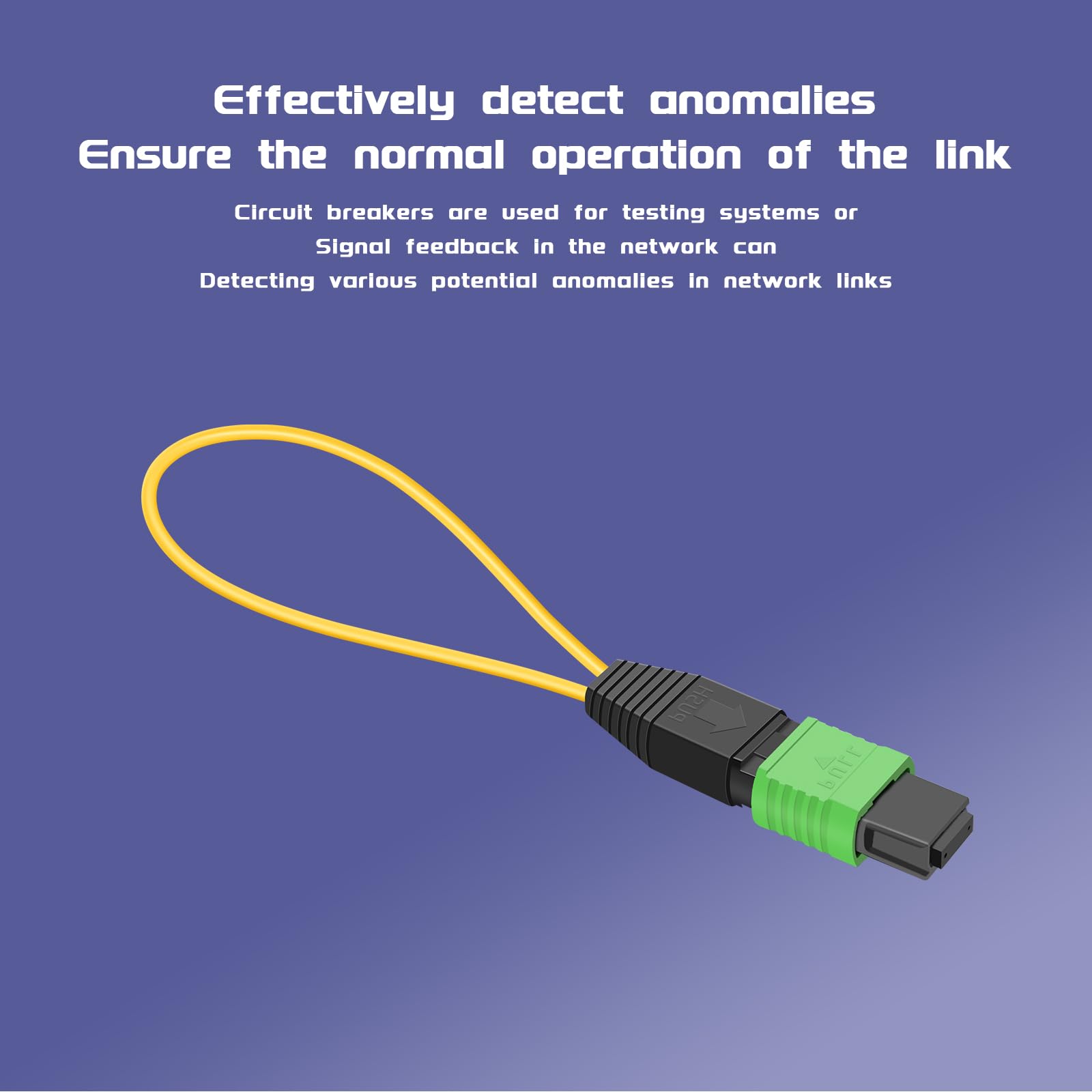 Snapklik.com : Buacoz MPO/APC Fiber Optic Loopback Tester Cable,Singlemode