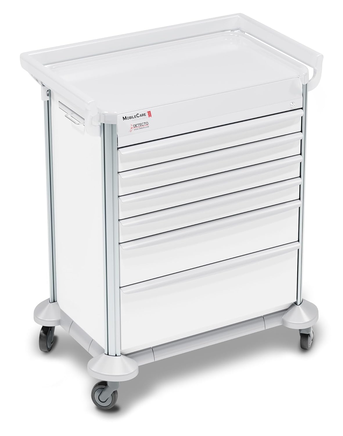 Detecto, 2000650, Mobile Care Medical Cart, Keyed Lock
