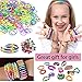 Rubber Bands Refill Kit-Assorted Colors Loom Bands(2000+)-24 S-Clips, 2 Y Looms, 60 Beads, 10 Charms, 2 Backpack Hooks,Crochet Hooks-loom bands Add On Accessories-Bracelet Making Kit For Kids