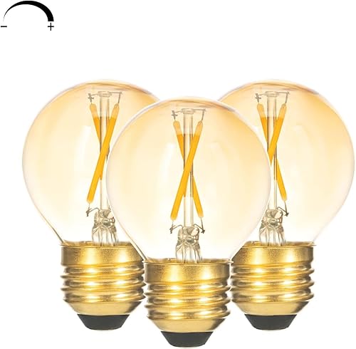 Miniatura 8 de Bombillas LED A19 Edison vintage regulables, equivalente a 25 W, 2700 K, blanco cálido, 250 lúmenes, bombilla de vidrio ámbar para iluminación del