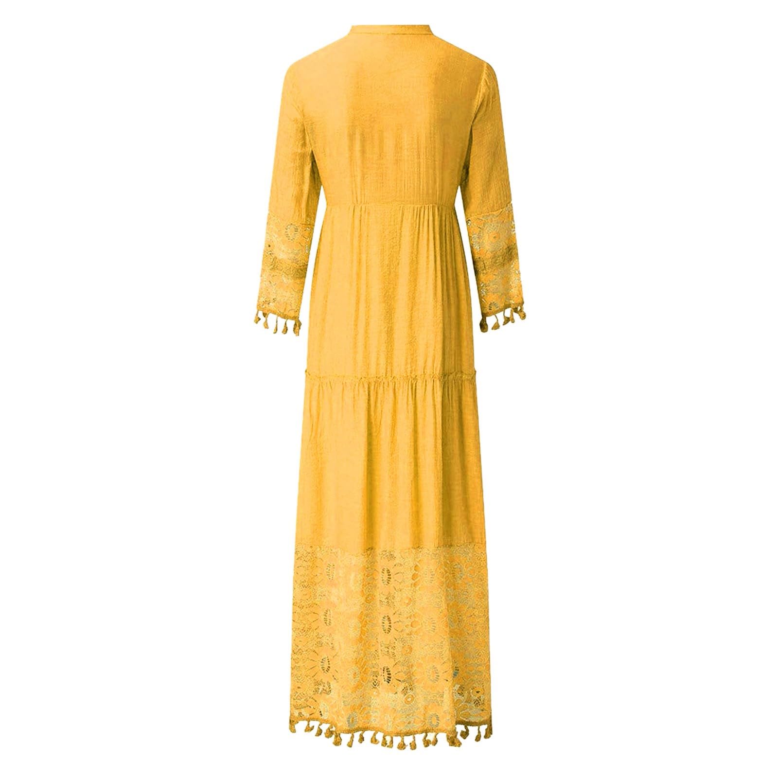 Generico Copricostume Donna Mare Caftano Loungewear Ideale Lungo Vestito Elegante Estivo Kaftano Casual BohéMien Kimono per Vacanze Spiaggia