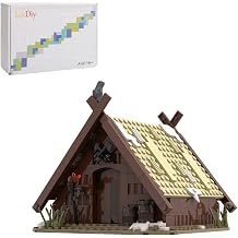 Viking Style Building Toy Set Viking House Brick Model Creative Architecture Construction Collection LEGO Compatible MOC Designer Entry Level Learning Set MOC-93063 311 Pieces