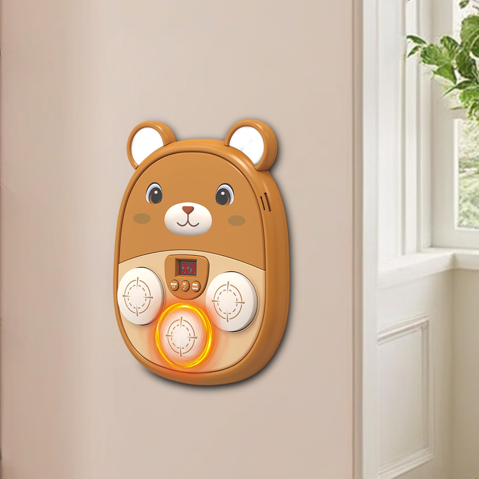 Drfeify Machine De Boxe Musicale Enfant Murale Cible D