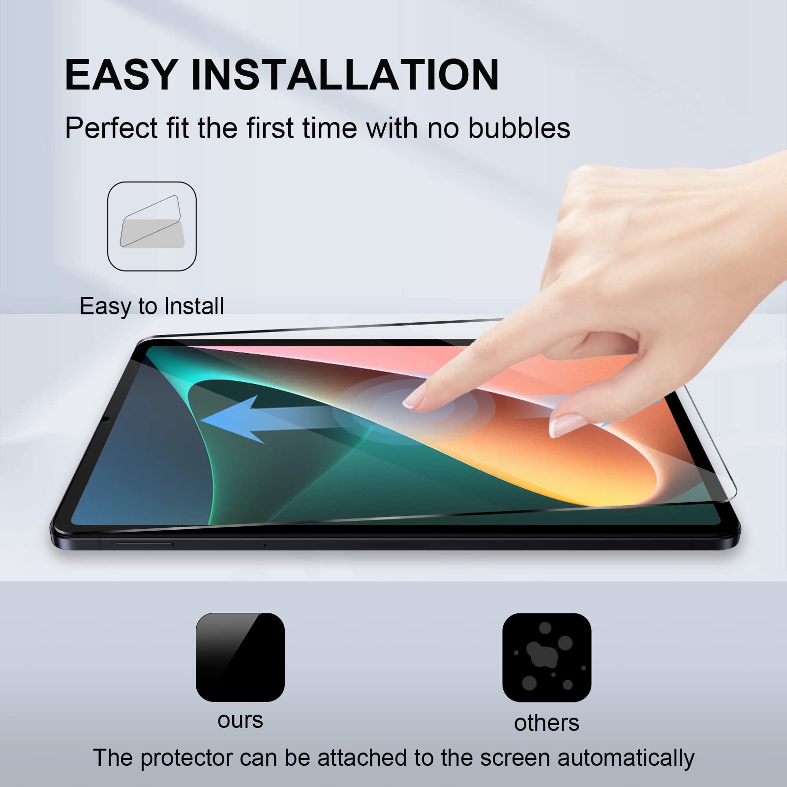 Pellicola In Vetro Temperato H9 0,3mm Per Xiaomi Mi Pad 5 / 5 Pro 11 Pollici