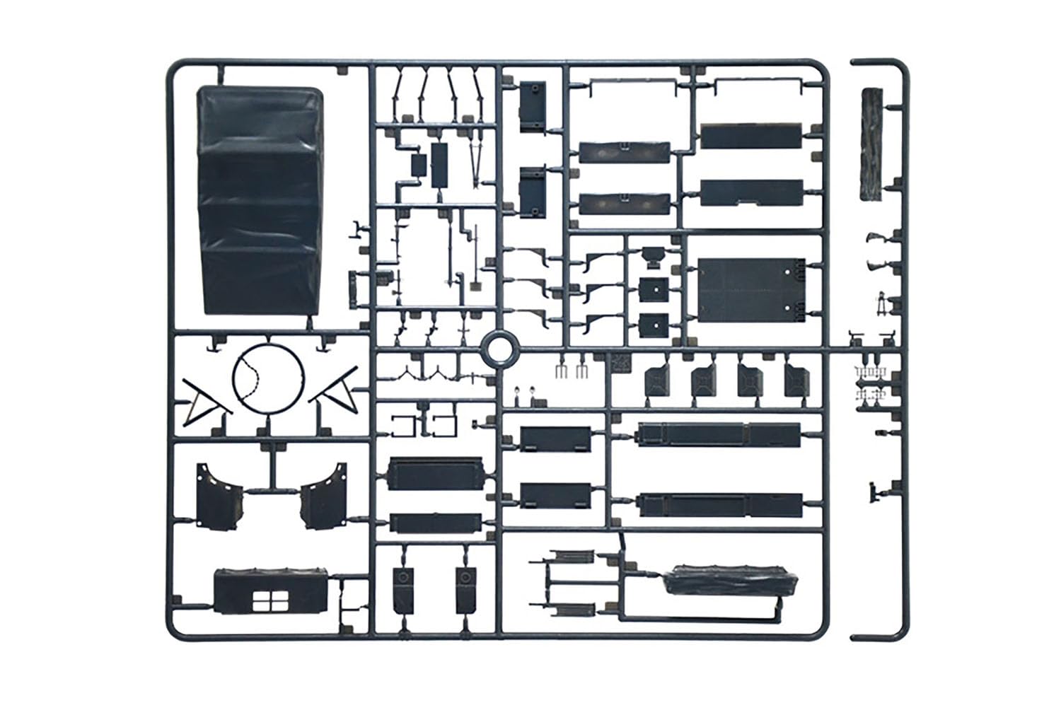 Platz IT6561 IT6561 1/35 WW2 niemiecki Sd.Kfz.10 Demag D7 Descent Hunters figurka, zawiera 4 modele plastikowe