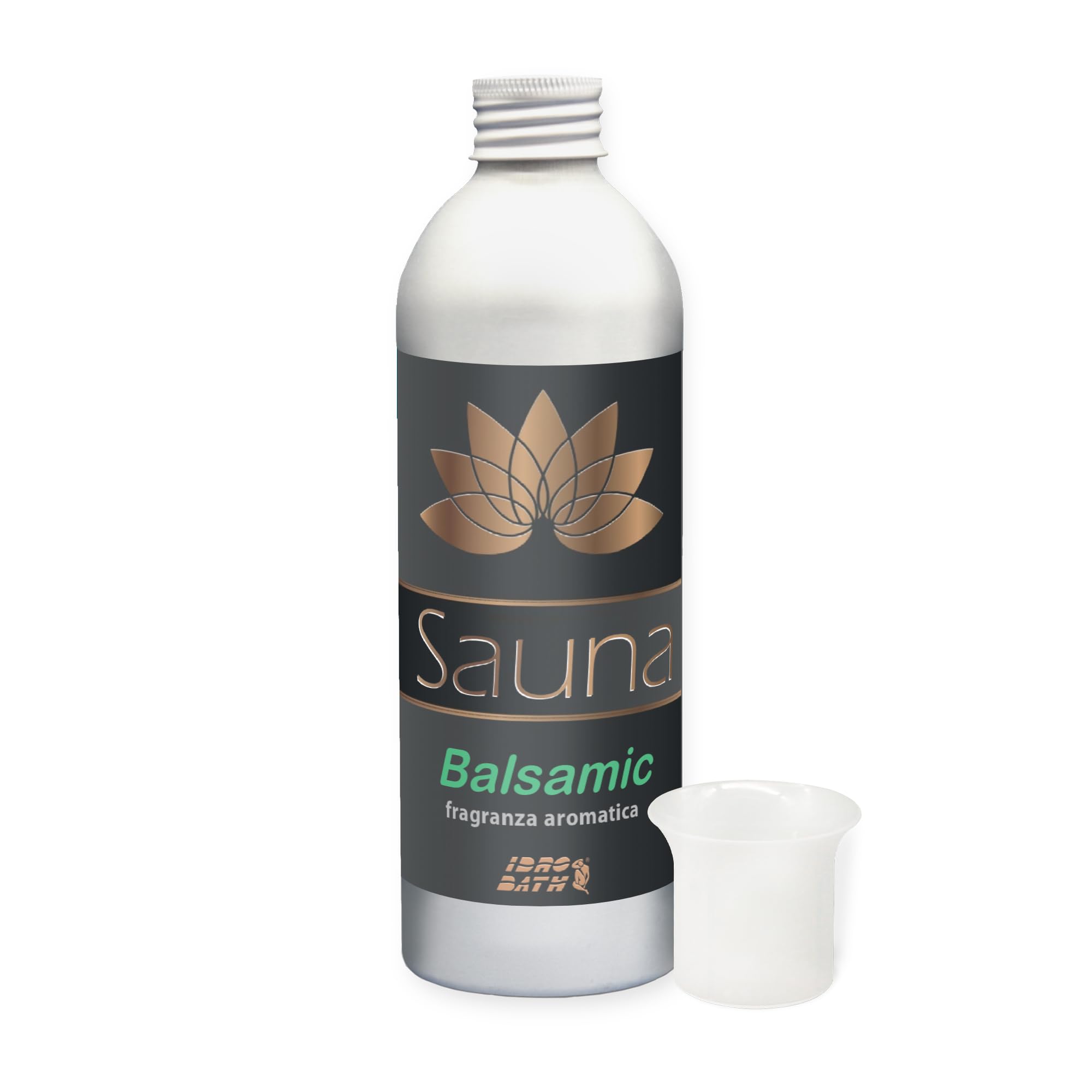 Fragranze Aromatiche Assortite Sauna Kit 6 pz x 250 ml + Dosatore | Fragranze Aromatiche concentrate per Sauna: Balsamic, Lemon, Caribe, Vanilla, Sweet Mint, Sea Breeze con Dosatore in Omaggio