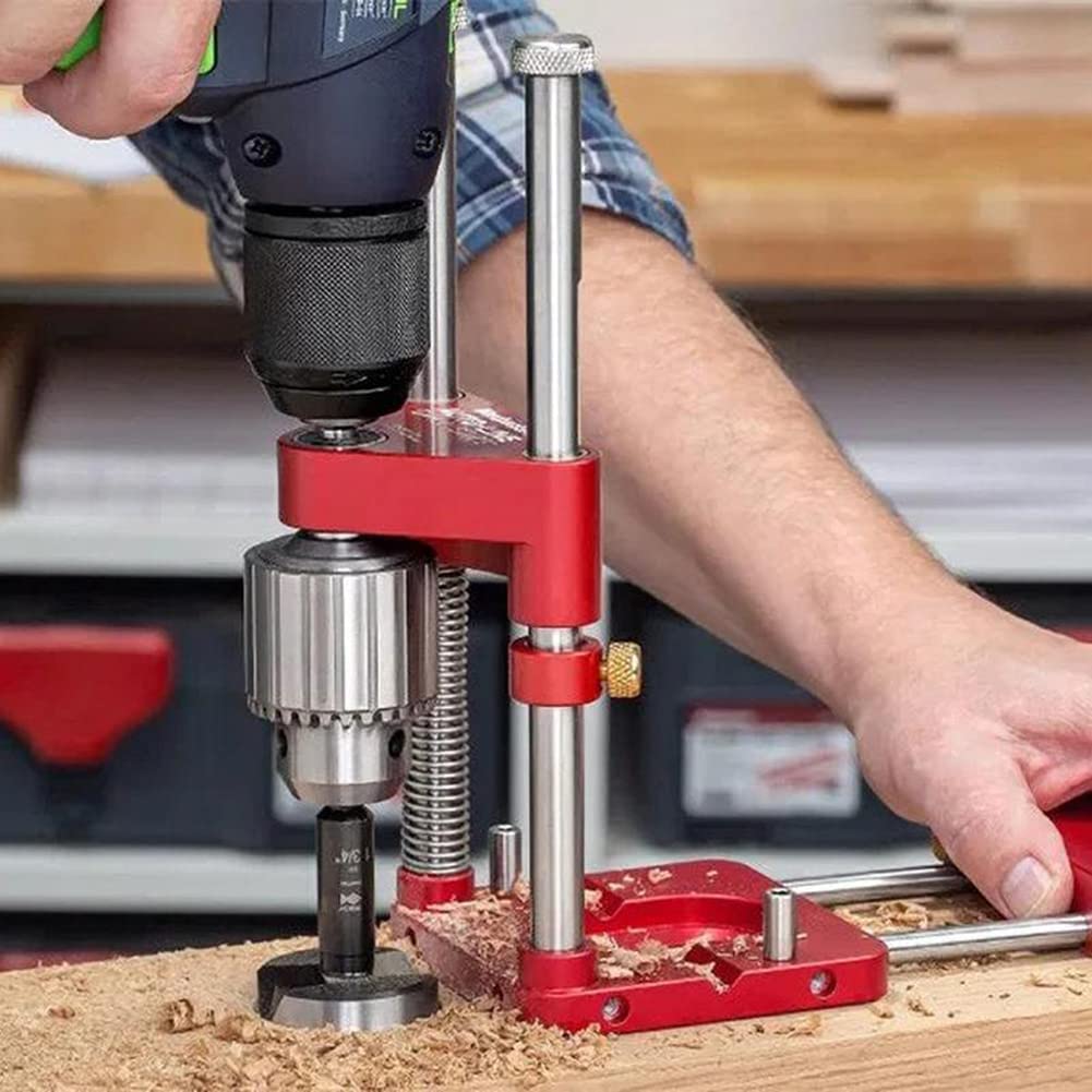 Lokalizator do obróbki drewna, przenośny wiertła do obróbki drewna, urządzenie lokalizujące, prowadnica Punch Locator Drill Guide wiertarka stojak wiertarska wiertarka mate prowadnice wiertnicze Bench Drill Press Stand