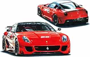 レジン製 1/64 599GTO 白 レジン製 1/64 599GTO 白 レジン製 1/64 599GTO 白