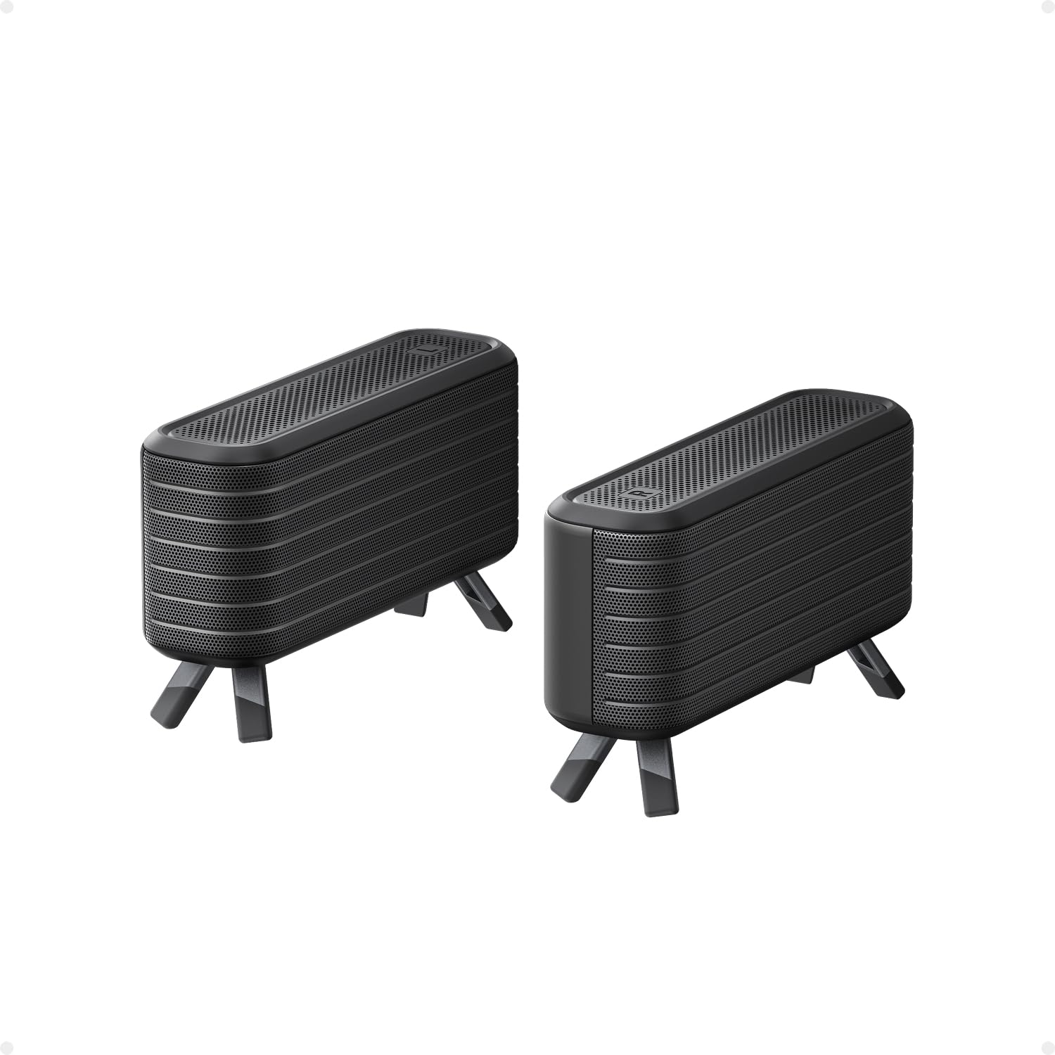 NEBULA X1 Kit di accessori per proiettore, con altoparlanti satellitari wireless, microfoni wireless, custodia per il trasporto, kit di intrattenimento tutto in uno, cinema portatile