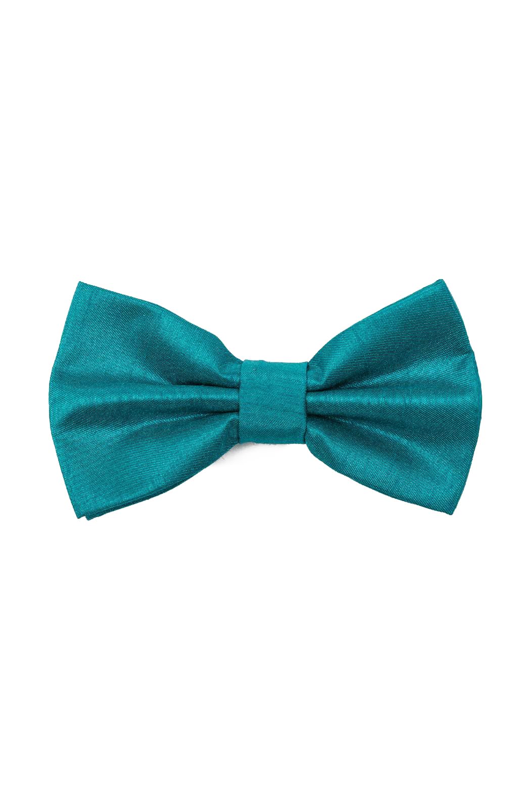 Dobell Men's Turquoise Bow Tie Dupion Satin-Feel Pre-Tied