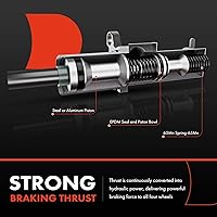 Vista 4 de A-Premium Cilindro maestro de freno con depósito y tapa compatible con vehículos Mazda - Miata 1990 1991 1992 1993 1994 1995 1996 1997 - Sustituye a