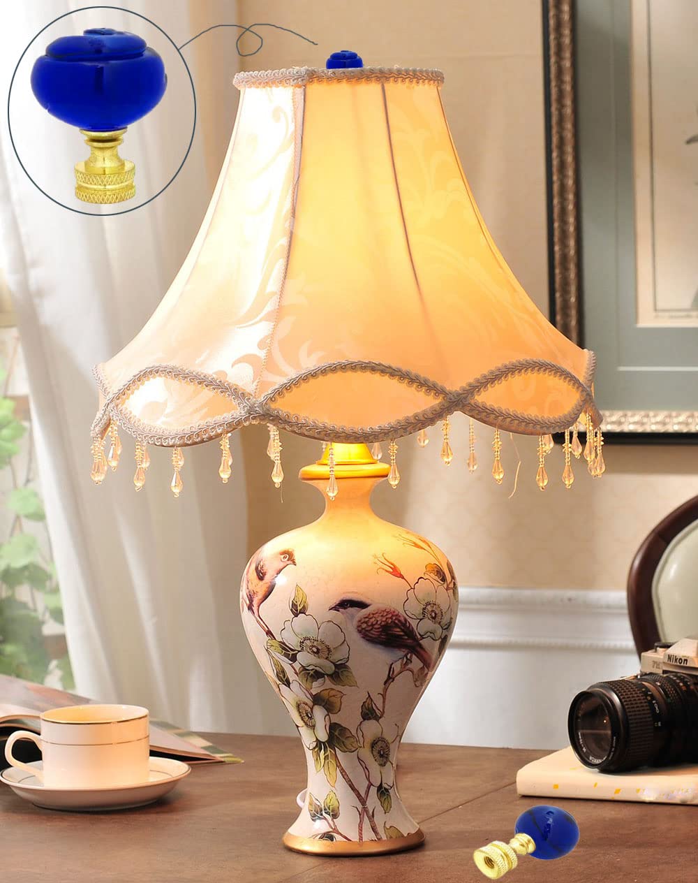 Abat-jour pour bougie lustre en cristal applique murale lampe suspendue