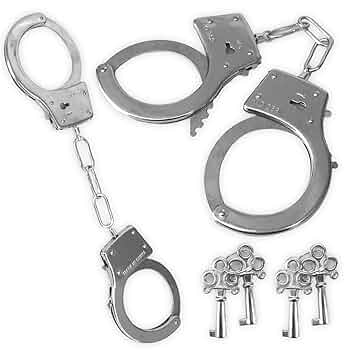 Amazon.co.jp: 本物そっくり手錠 警察コスプレ コスチューム