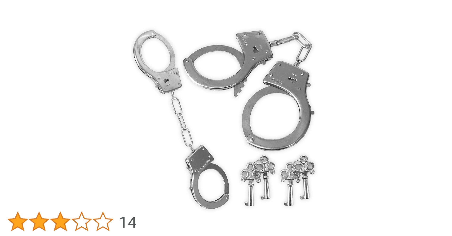 Amazon.co.jp: 本物そっくり手錠 警察コスプレ コスチューム