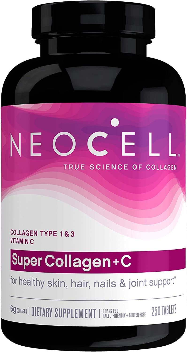Neocell Super Collagen Plus C, Type 1 And 3 - 6000 Mg - 250 Tablets