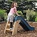 Step2 Play & Fold Junior Slide, Kids Indoor/Outdoor Play Slide, Backyard Playground Set, Easy Grip, Wide Ladder, Outside Jungle Gym, For Toddlers 1.5-4 Years Old