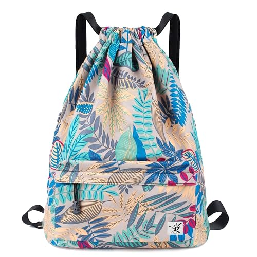 Risefit Drawstring Backpack with Mesh Pockets