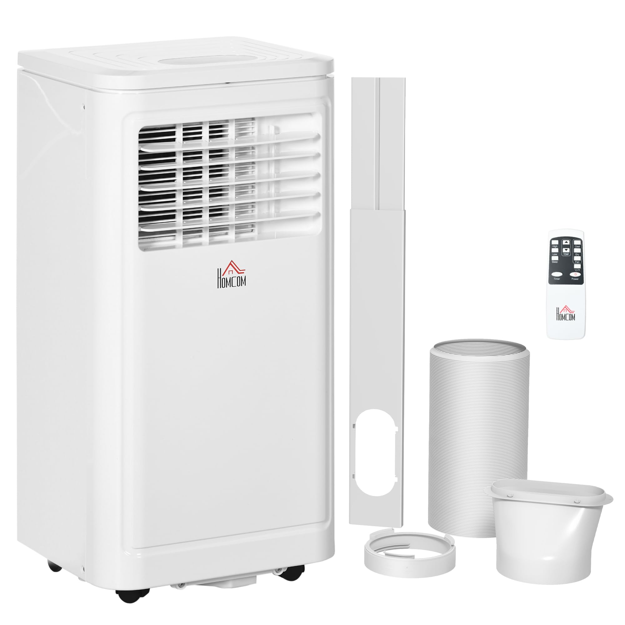 HOMCOM 8000 BTU Portable Air Conditioner for Rooms Up to 344 Sq Ft 3-in-1 Portable AC Unit with