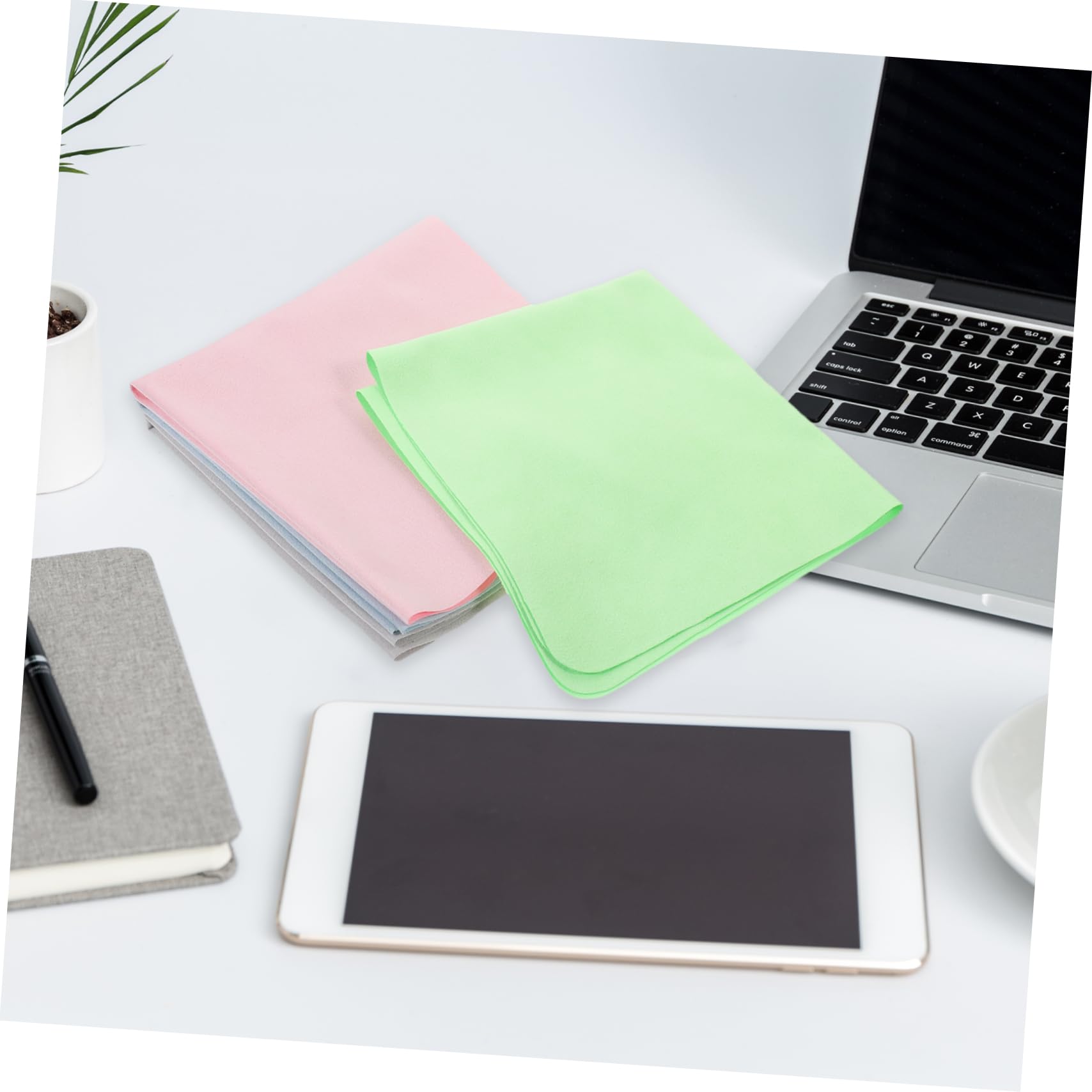 FRCOLOR 20pezzi Pz Panni Pulizia Occhiali Microfibra Panni Grandi Per Schermi Gioielli e Superfici Delicate Per Pulizia Elettronica e Occhiali