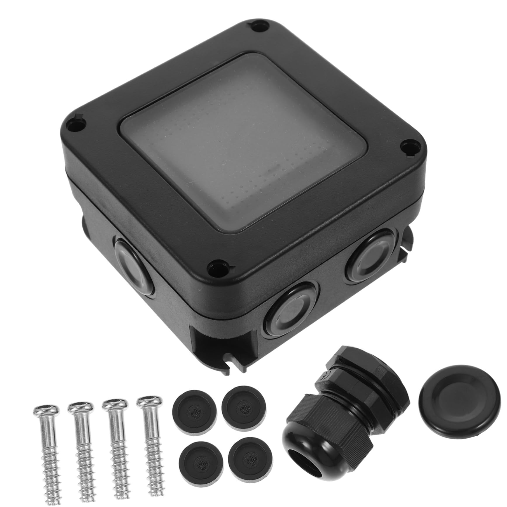 Alipis 5 Sätze Wetterfeste Außensteckdose Robuste Wandsteckdose für Badezimmer Einfache Installation Langlebig Sicher Anwendung Praktisch Schützend Outdoor Steckdosenbox