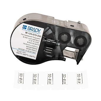 Brady M-125-075-342 Labels for BMP53/BMP51 Printers