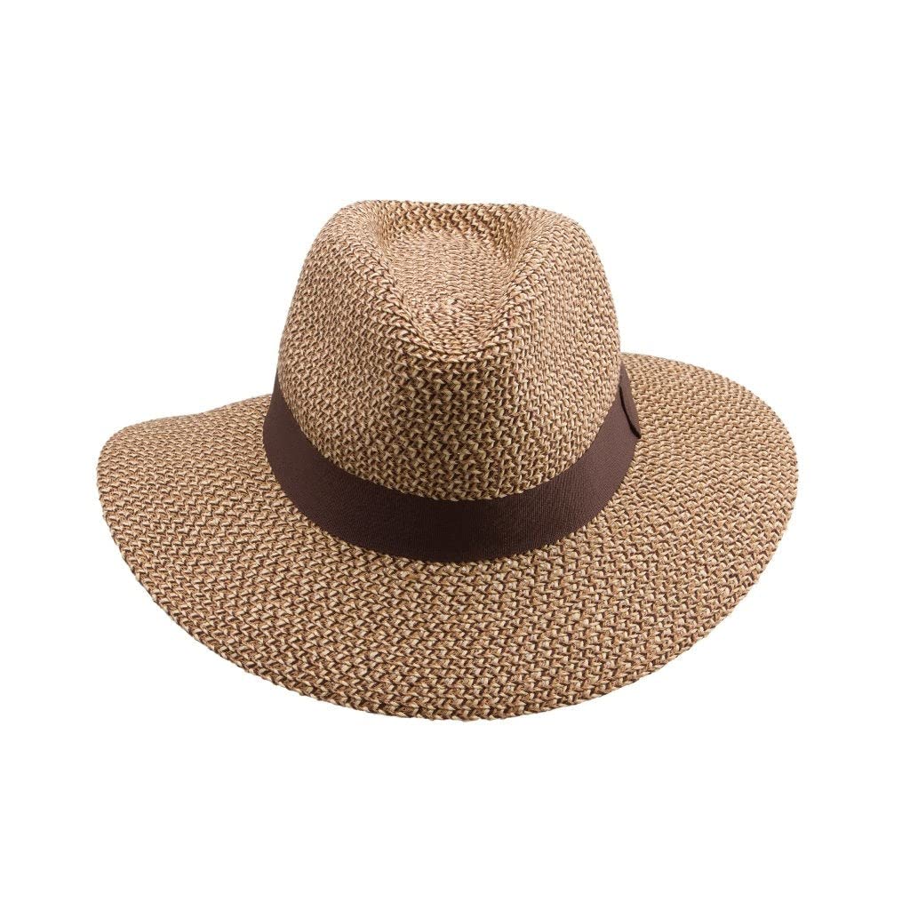 Oscar Fedora Moderne Femme et Homme Chapeau de Soleil Anti UV M/58cm et L/61cm Taille Réglable