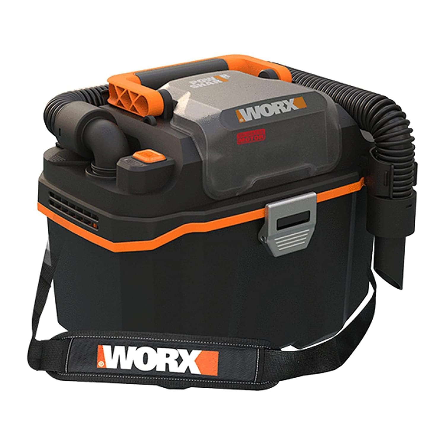 WORX WX031.9 Aspirapolvere compatto a secco e umido brushless da 20V a batteria - Solo utensile (Senza Batteria e Caricatore) - Portatile e maneggevole