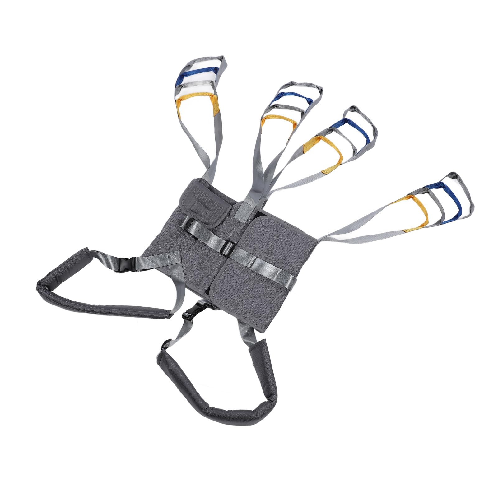 Eslinga para Caminar con Elevación Ajustable para Adultos Arnés de Pie de Cuerpo Completo Acolchado, Diseñado con Cierre de Hebilla de Gancho y Bucle, Adecuado para