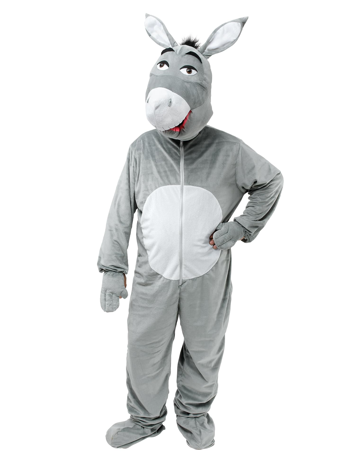 Rubies Bristol Novelties Donkey Adult Fancy Dress Costume, Grey Halloween