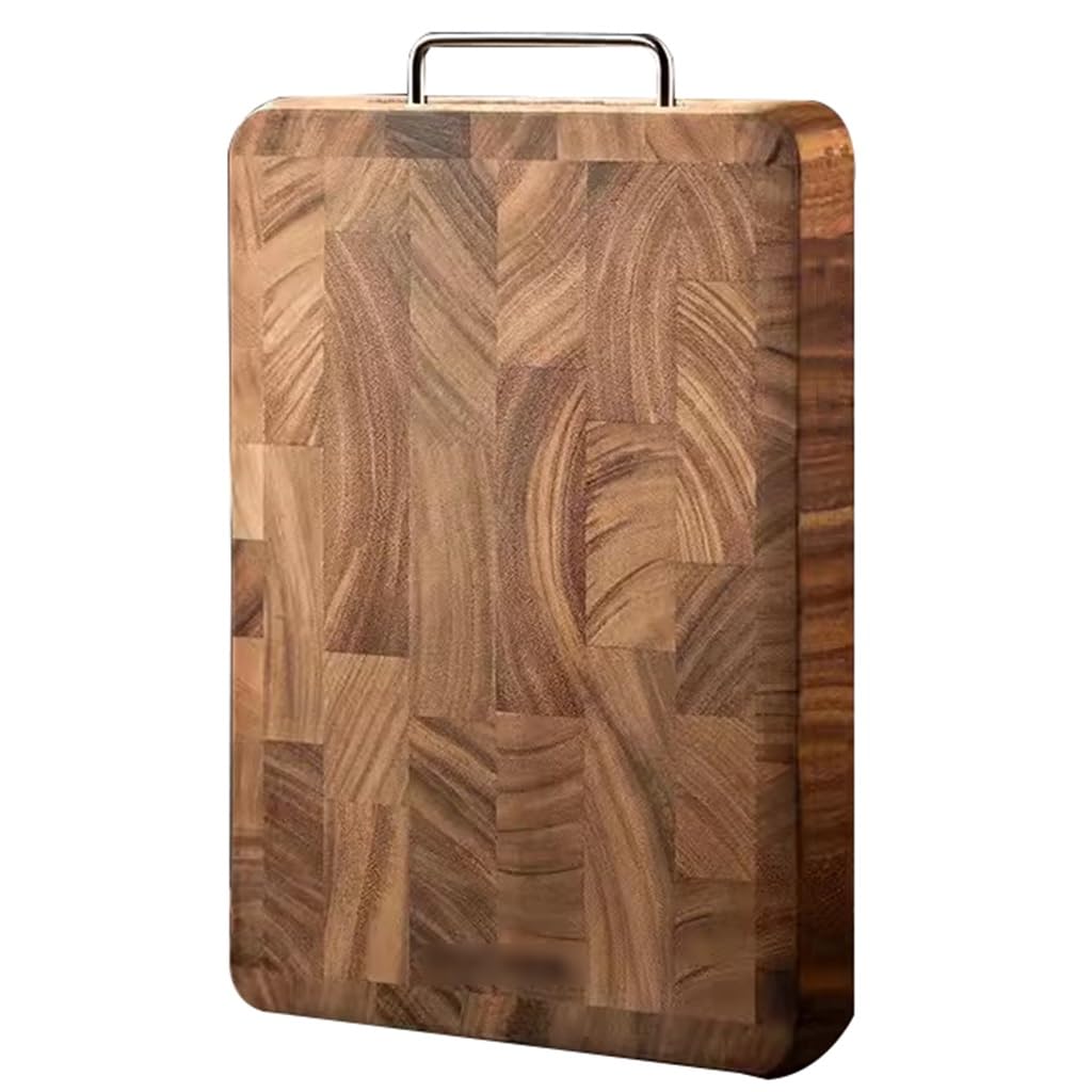 Tagliere, Tagliere in Legno massello di Noce, Portatile, in(40cm)