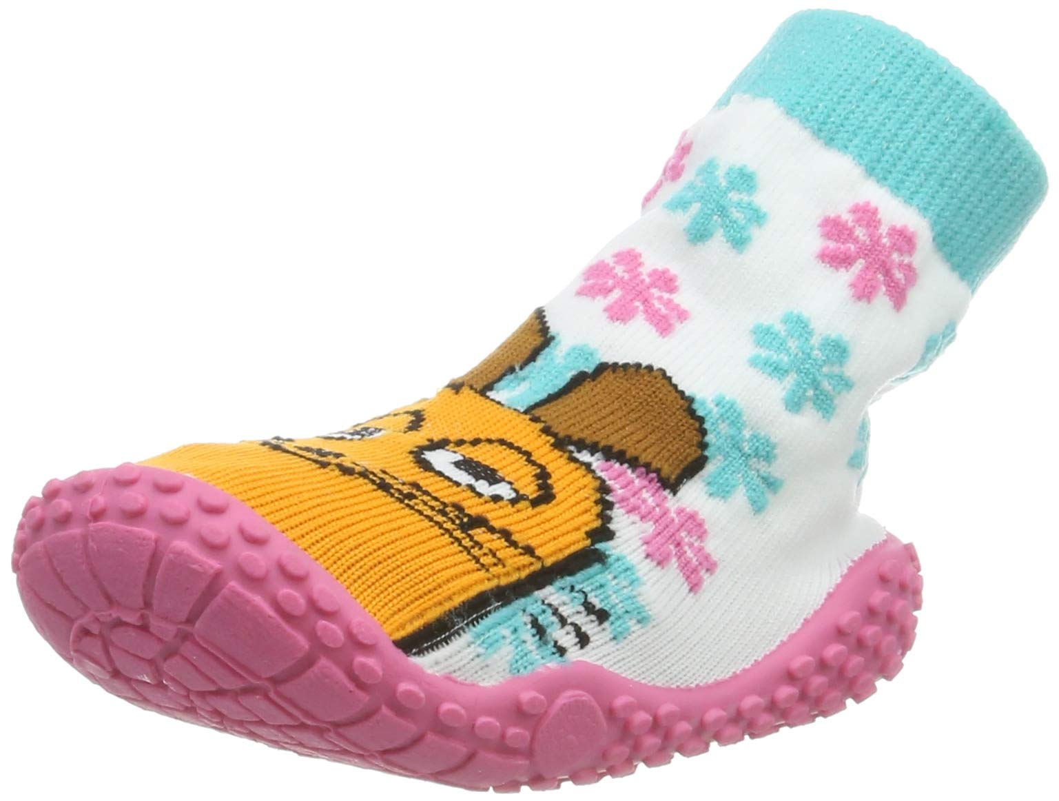 Playshoes Aqua-socke Die Maus, Girls’ Water Shoes, (Weiß/Rosa 586), 4 UK (20/21 EU)