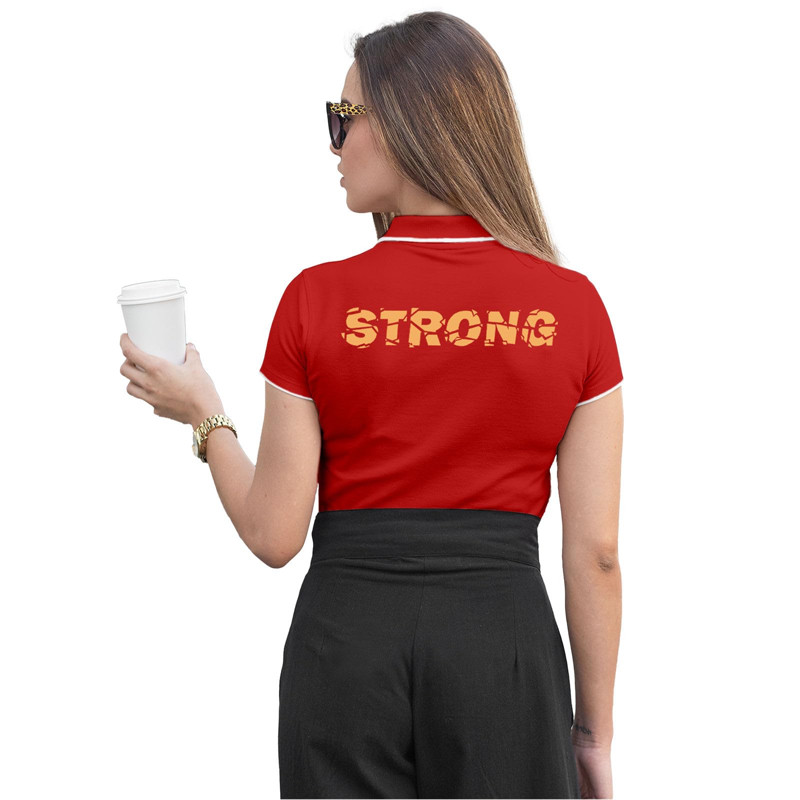 Women's Polo T-Shirt | Cotton Rich | Globally Certified Fabric | Wrinkle-Resistant | Colors Dont Fade | Regular Fit | Strong Design-picture-11
