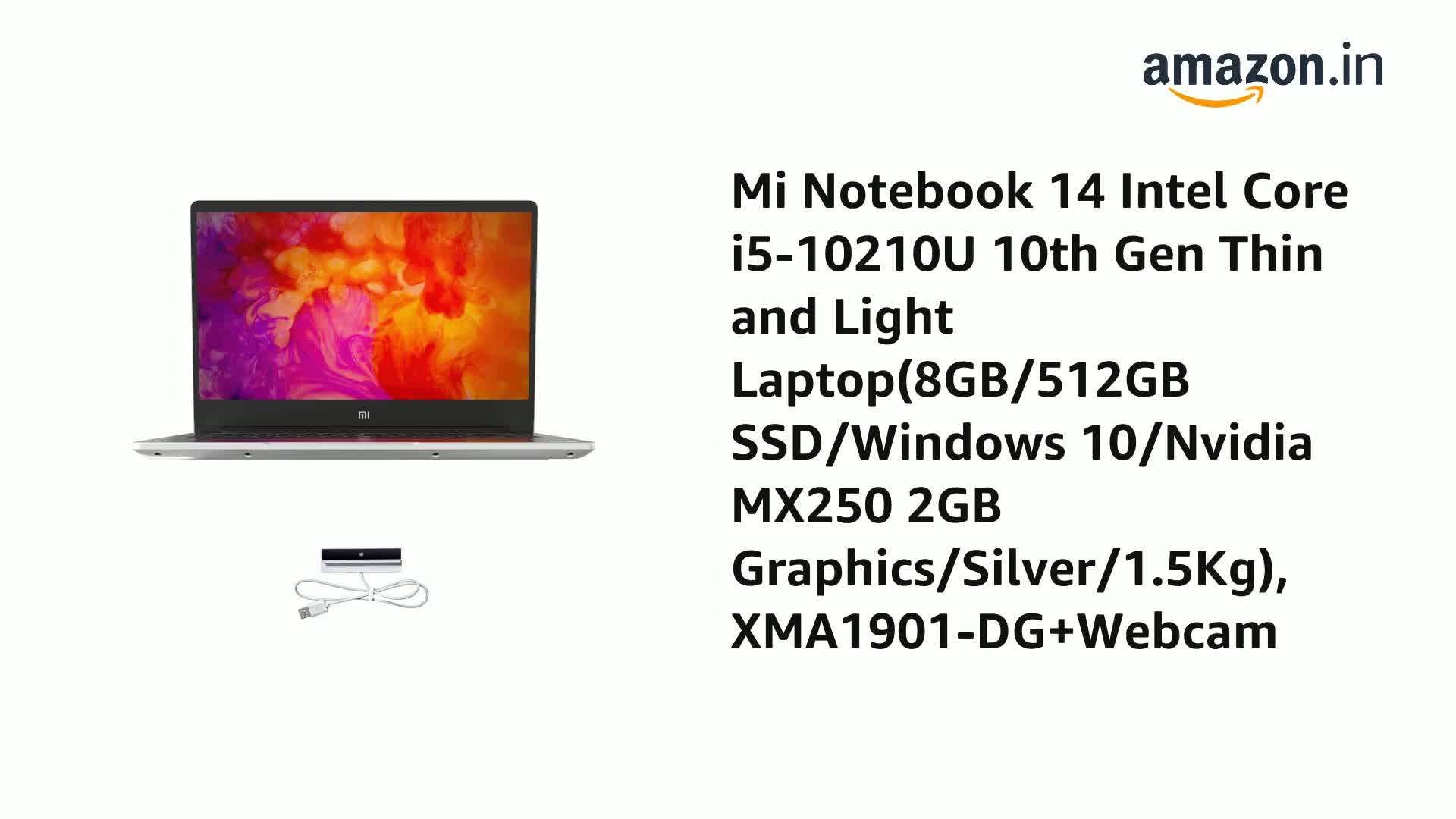 mi notebook mx250