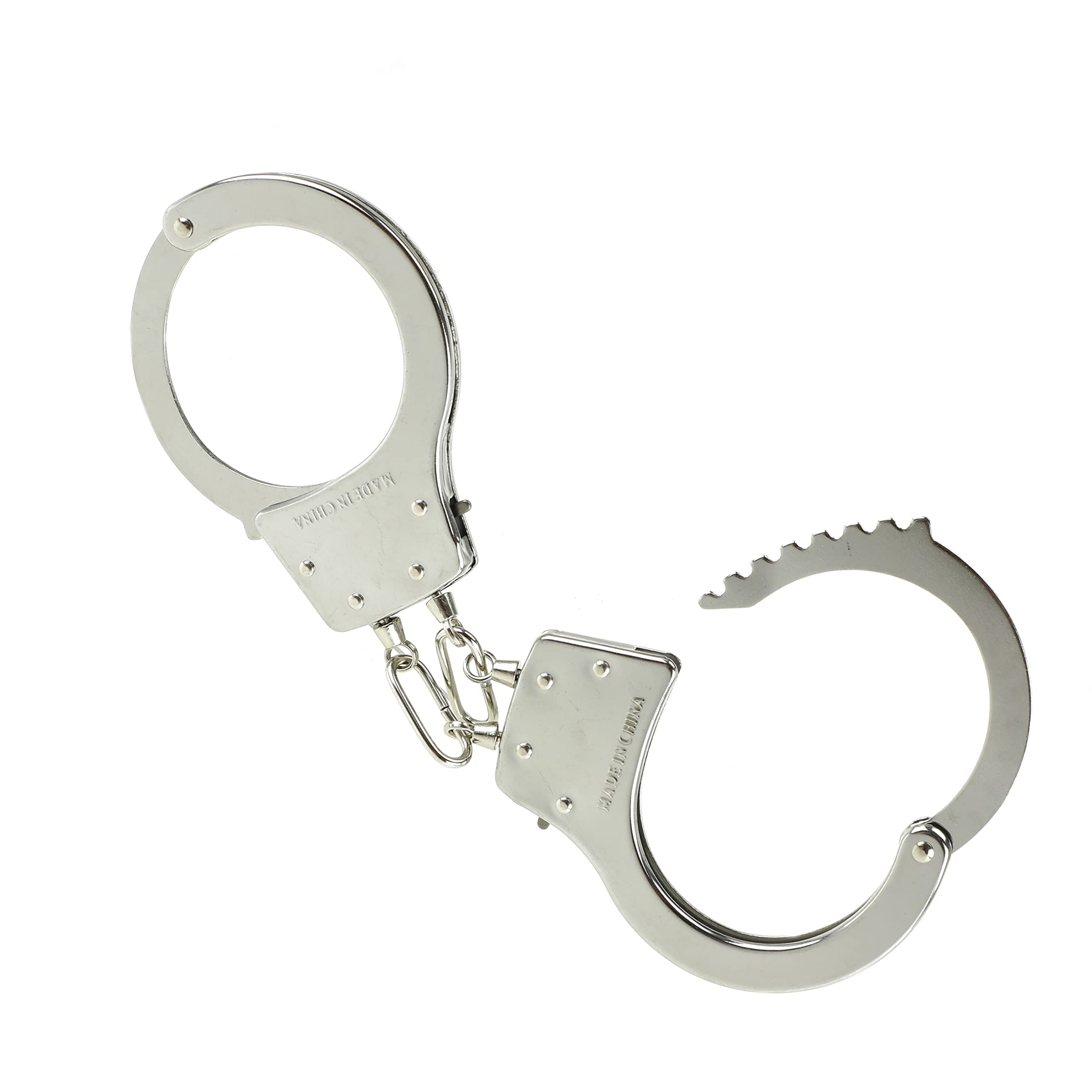 TOI-Toys Bambini Manette Polizia in Metallo Circa. 28 cm