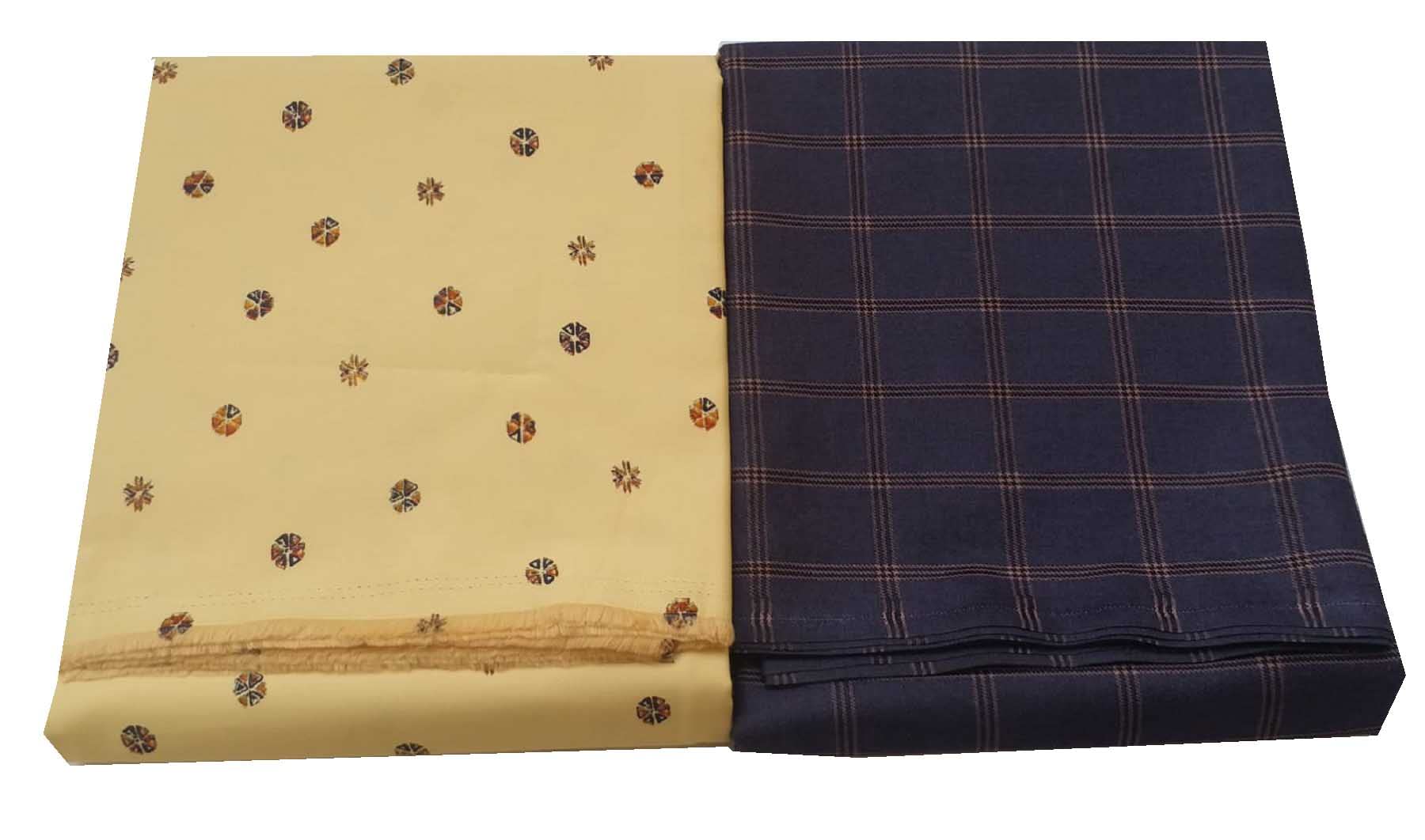 pri & su cottlinns Pri & Su CottLinn Combo fo Giza Cotton Floral Shirt 600026 & Trouser 900118-picture-22
