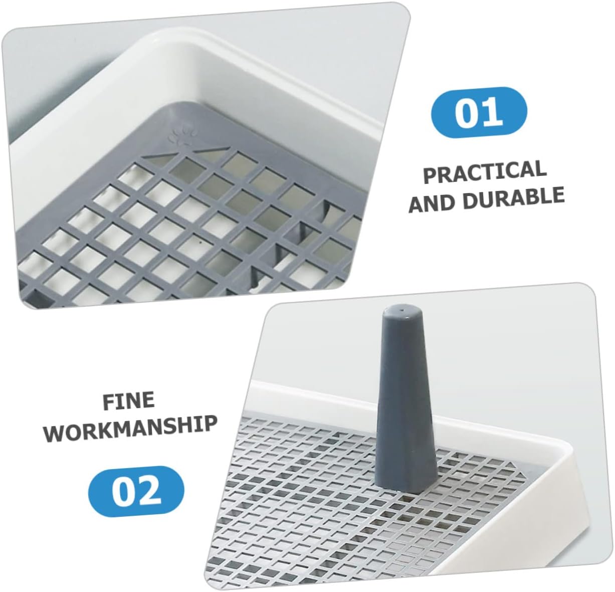 SUPVOX 1set Dog Urinal Potty Puppy Training Toilet Pet Indoor Potty Pee Pad Puppy Training Thickened Toilet