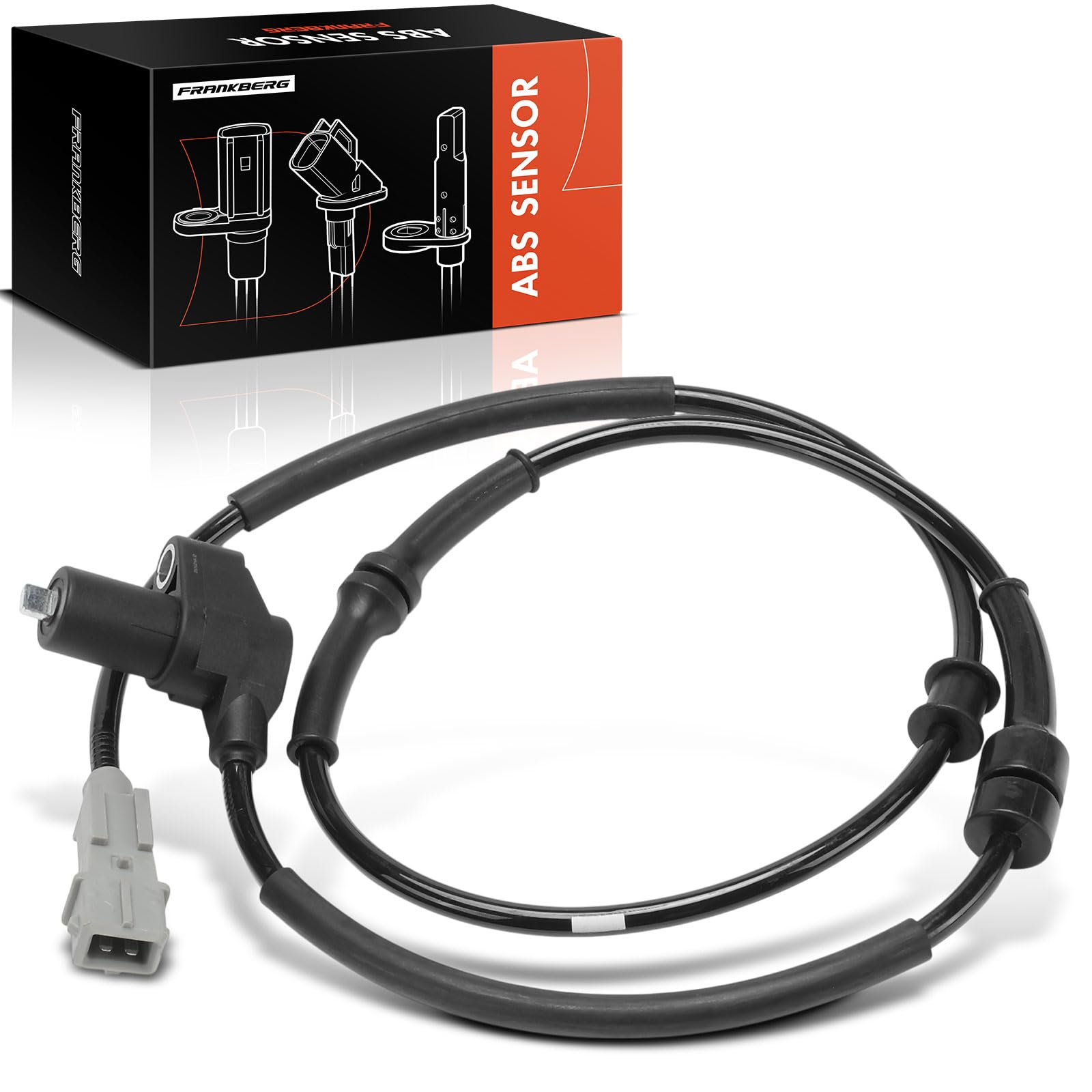 Frankberg Capteur ABS 2-Pôles Compatible avec Xsara Picasso N68 Xsara N1 Xsara Coupé N0 Xsara Break N2 Remplacer# 454578