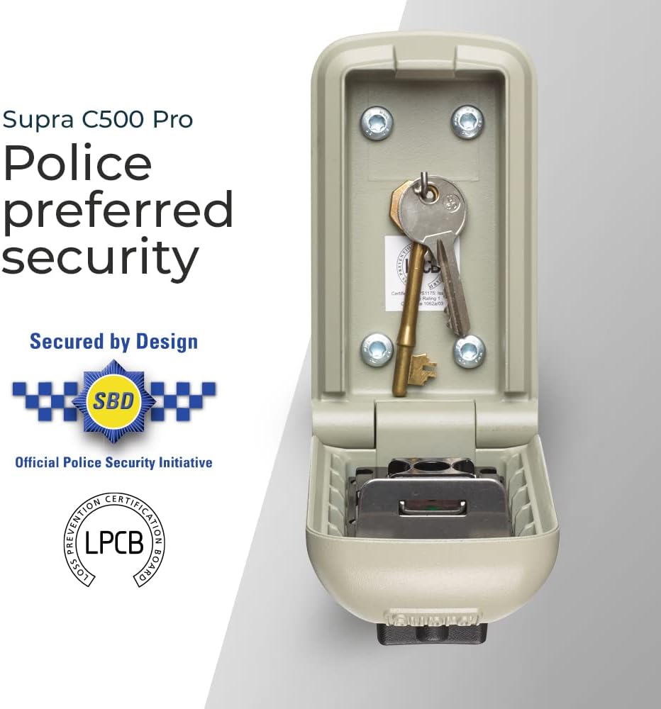 SUPRA C500 Pro Key Safe (2nd Generation) High Security Police