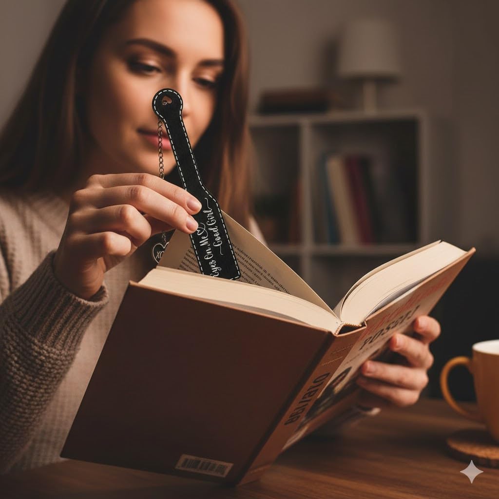 Dark Romance Bookmark for Women,Funny Reding Metal Bookmarks for Adults,Book Club Reading Book Lover Bookmarks Bulk Gifts for Women (2PC Heart) - Image 2